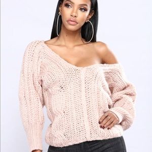 Fashion Nova Blush Sweater